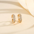 Luxury Inlaid Zircon Earrings
