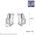 Sparkling Rhinestone Zircon Stud Earrings