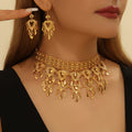 Luxury Heart Shaped Necklace & Earrings Set